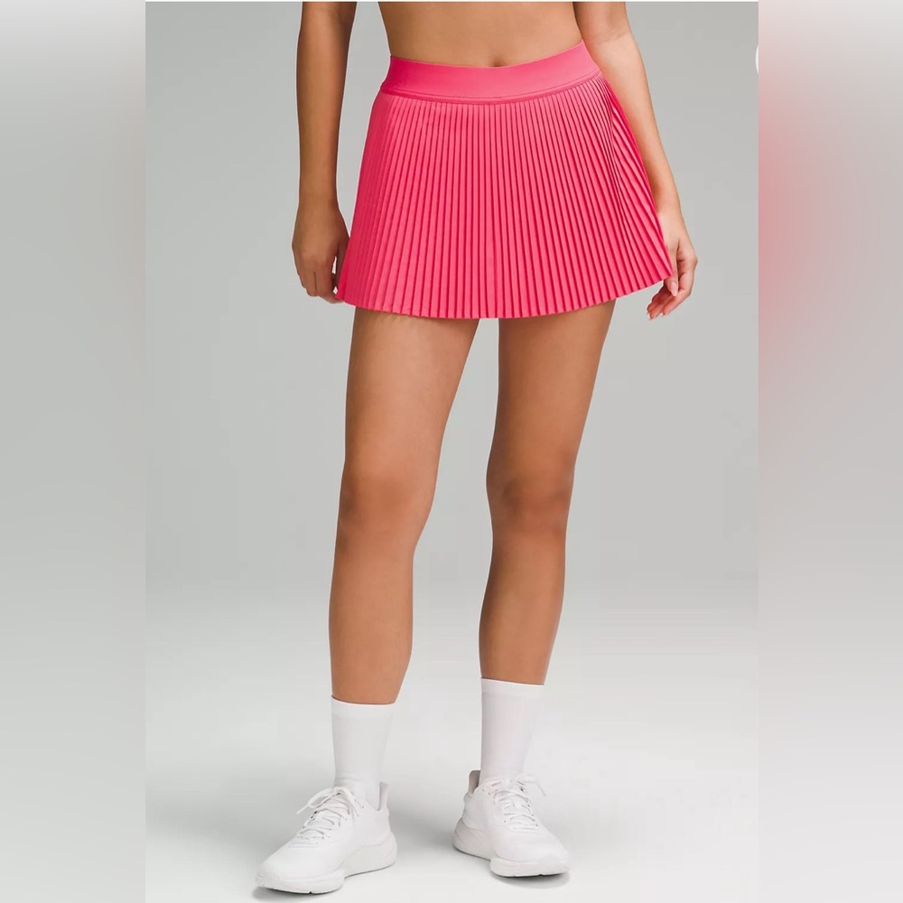 🆕Lululemon🍋 Varsity High-Rise Pleated Tennis Colour Glaze Pink Sz 6